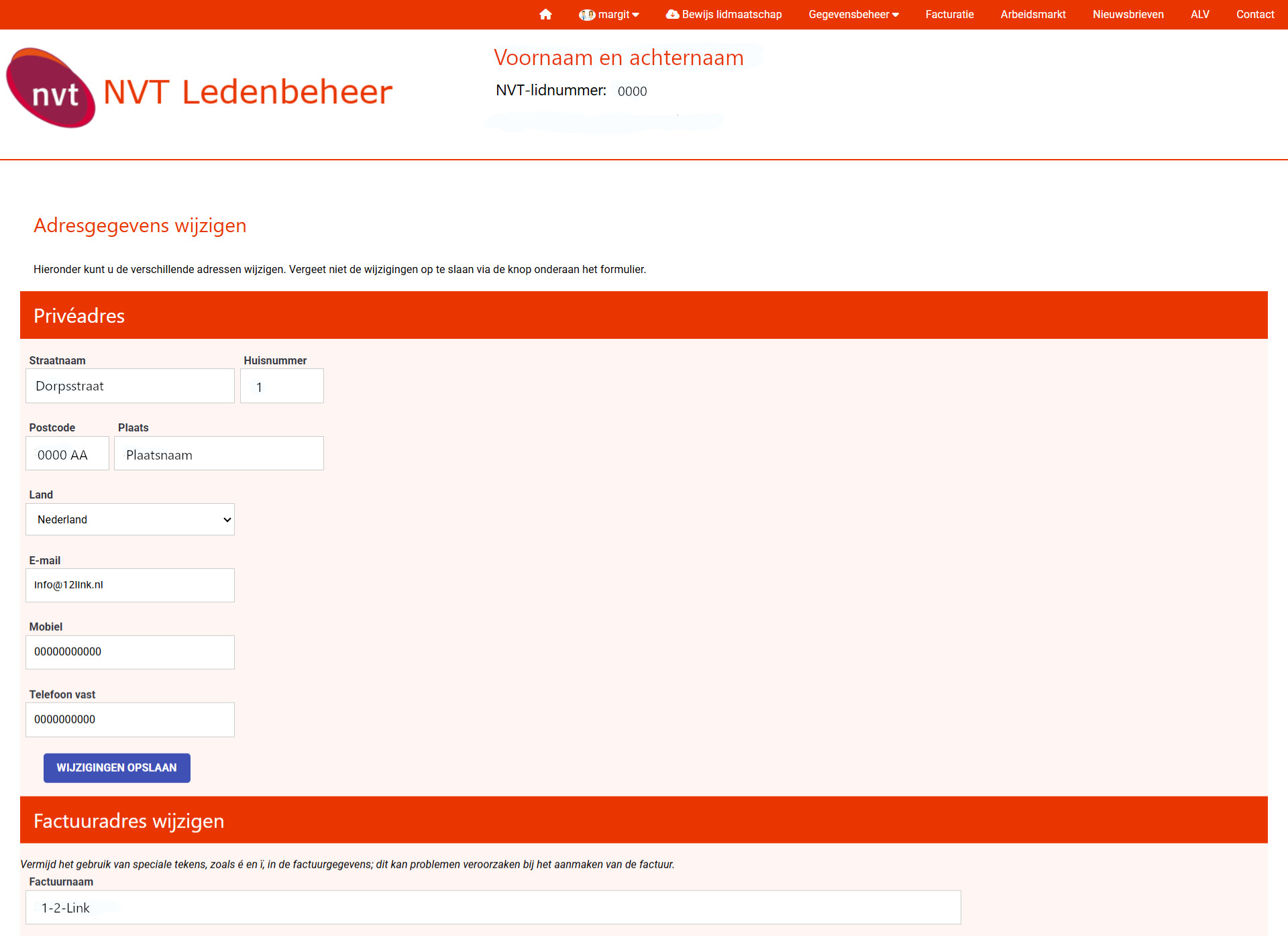 NVT ledenadministratie